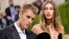 Justin Bieber and Hailey Bieber at the Met Gala 2021