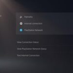 Checking PS5 Internet Connection Status in Network Settings