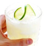 Classic Margarita Recipe in Glass with Lime