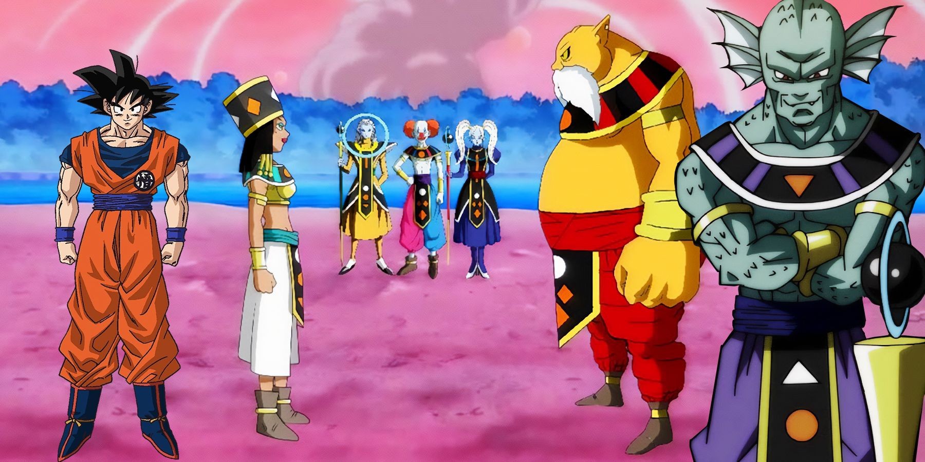 Gods of Destruction from Dragon Ball Super ranked by power, including Beerus, showcasing the divine hierarchy.