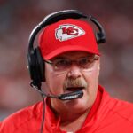 Andy Reid headshot from 2015, showcasing his Kansas City Chiefs coach role.