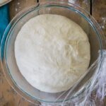 Pizza Dough Recipe with dough after it