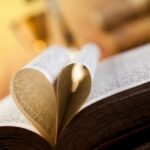 Open Bible with focus on pages