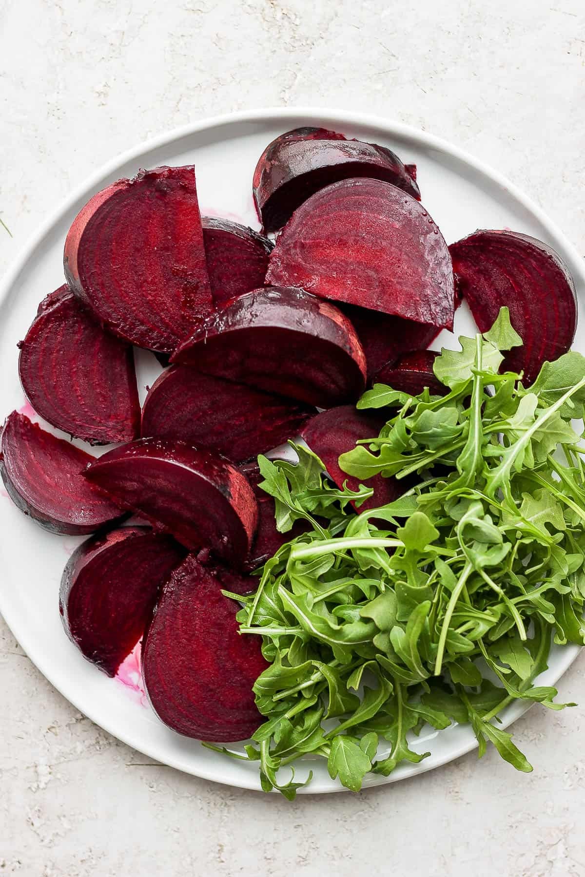 Roasted beets with balsamic glaze and thyme