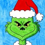 How to Draw The Grinch: Easy Step-by-Step Tutorial for Kids and Beginners