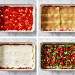 Step-by-step guide on how to layer lasagna for a perfect bake.