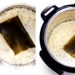 Sushi Rice with Kombu in Saucepan or Instant Pot