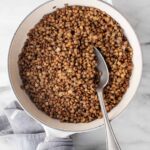 Lentils in a pot