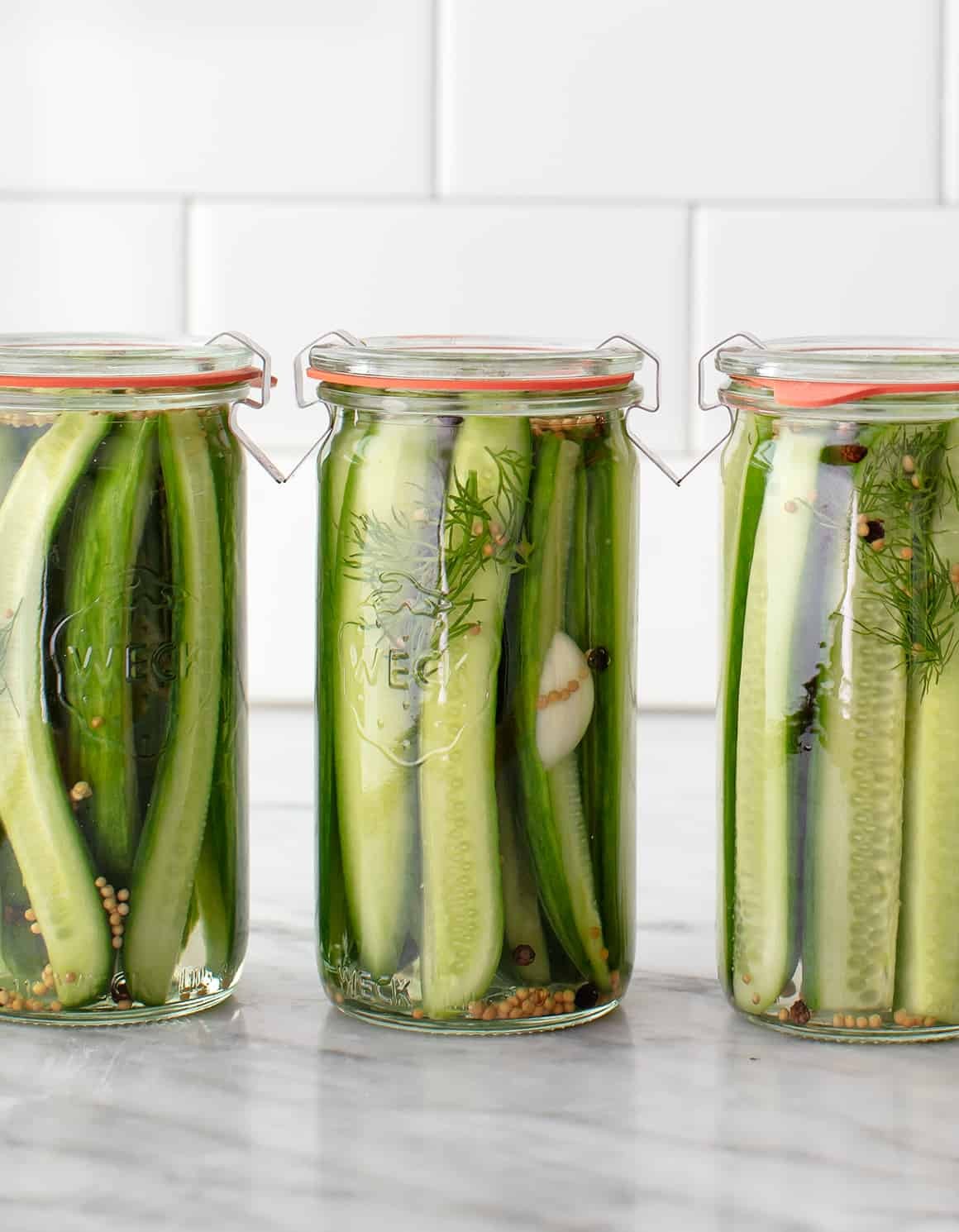 Homemade pickles