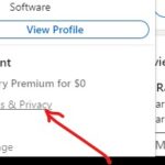 LinkedIn Settings & Privacy Menu for Account Deactivation