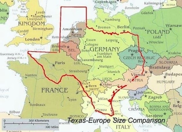 How Big is Texas? Exploring the Size and Scale of the Lone Star State