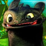 Toothless from the original animated How to Train Your Dragon