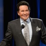 Wayne Newton speaks onstage at the UCLA Head and Neck Surgery Luminary Awards in Beverly Hills, California