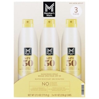 SPF 50 Sunscreen Spray (Set of 3)