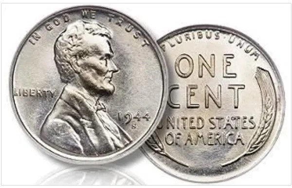 1944 Steel Wheat Coins