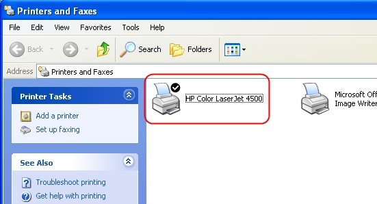 Verifying the creation of the TCP/IP port for LPR