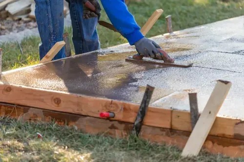 Smoothing Concrete Slab