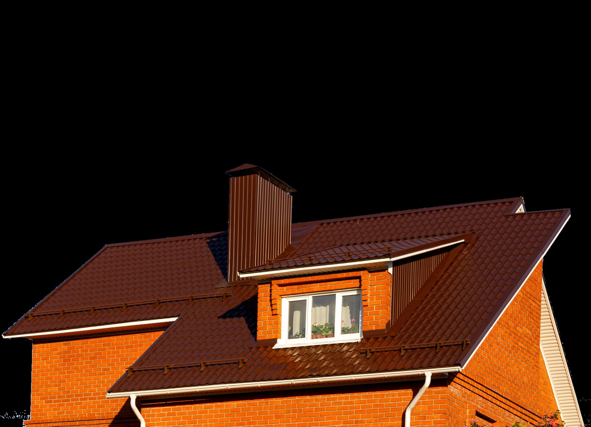 Zinc tiles used for roofing