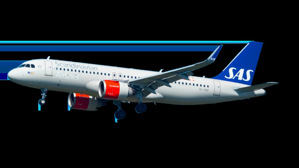 Airbus A320 airliner parked at an airport gate