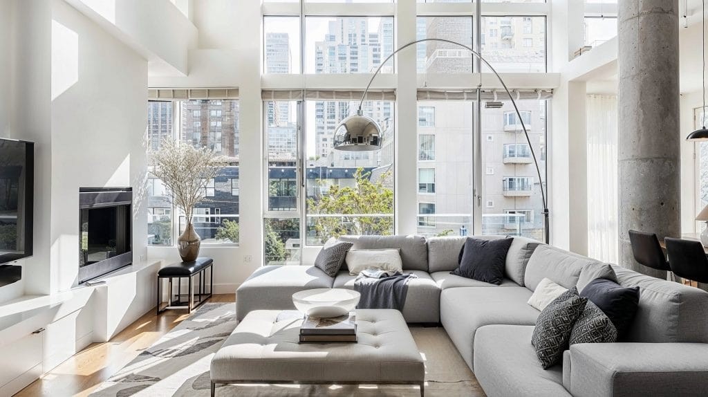 architecture and interior design cost - living room by Decorilla