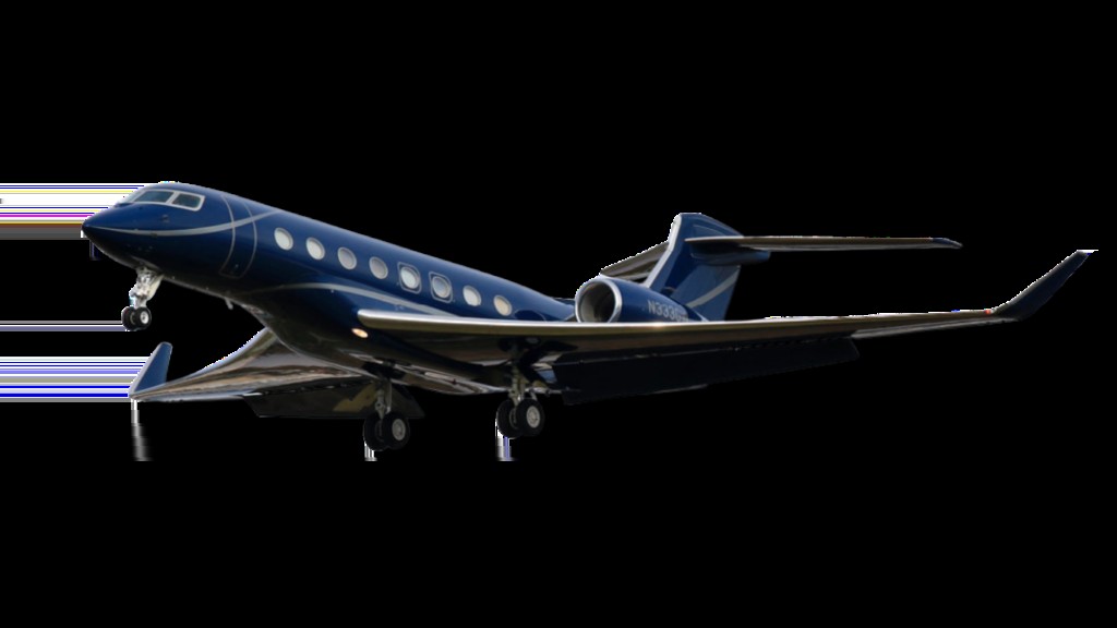 Gulfstream G650 large private jet parked on the runway