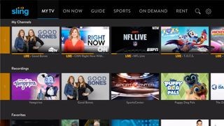 Sling TV on DVR