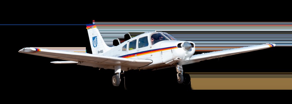 Piper Aircraft on the runway ready for takeoff