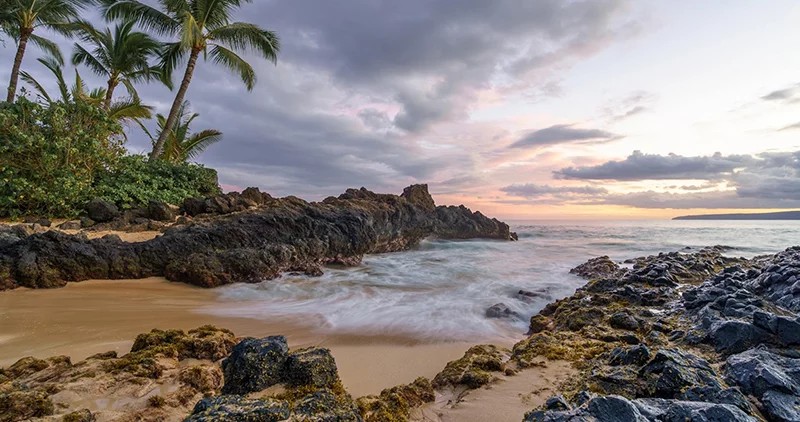 Aerial view of the Hawaiian Islands, showcasing the lush landscape and diverse geography