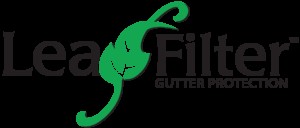 LeafFilter logo for gutter protection systems