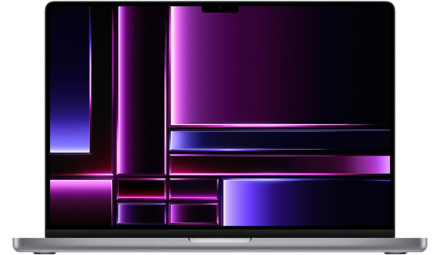 MacBook Pro on a desk with external monitor