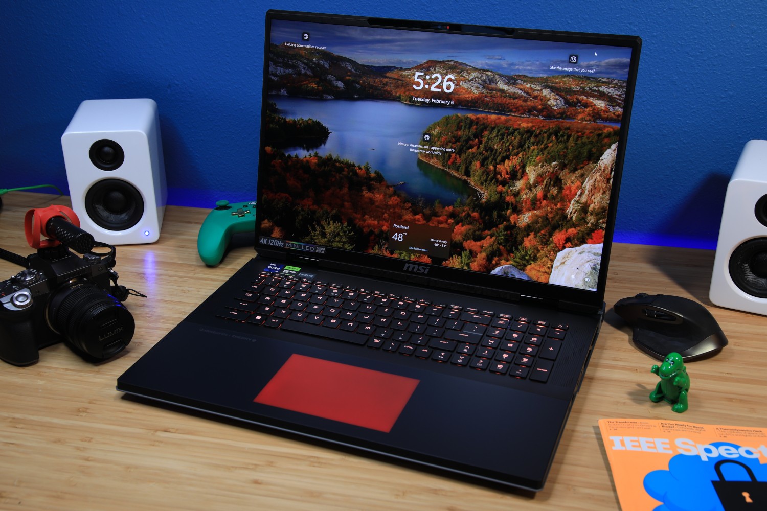 MSI Titan 18 HX featuring 128GB of RAM for demanding tasks