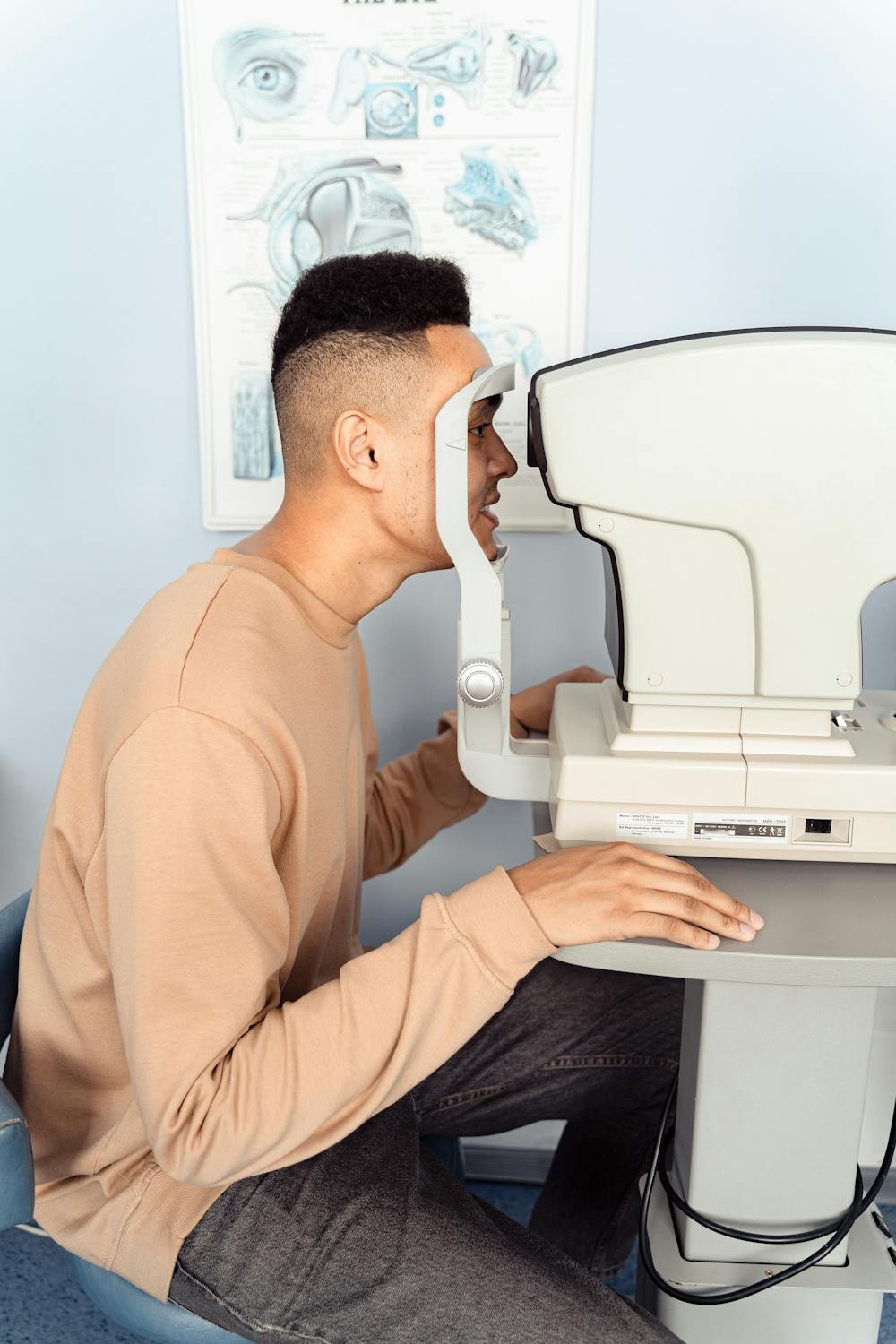 Surgeon reviewing medical images