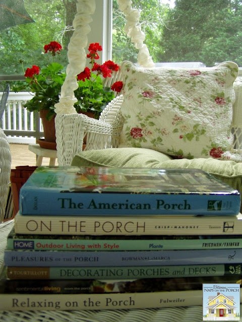 Selection of porch design books