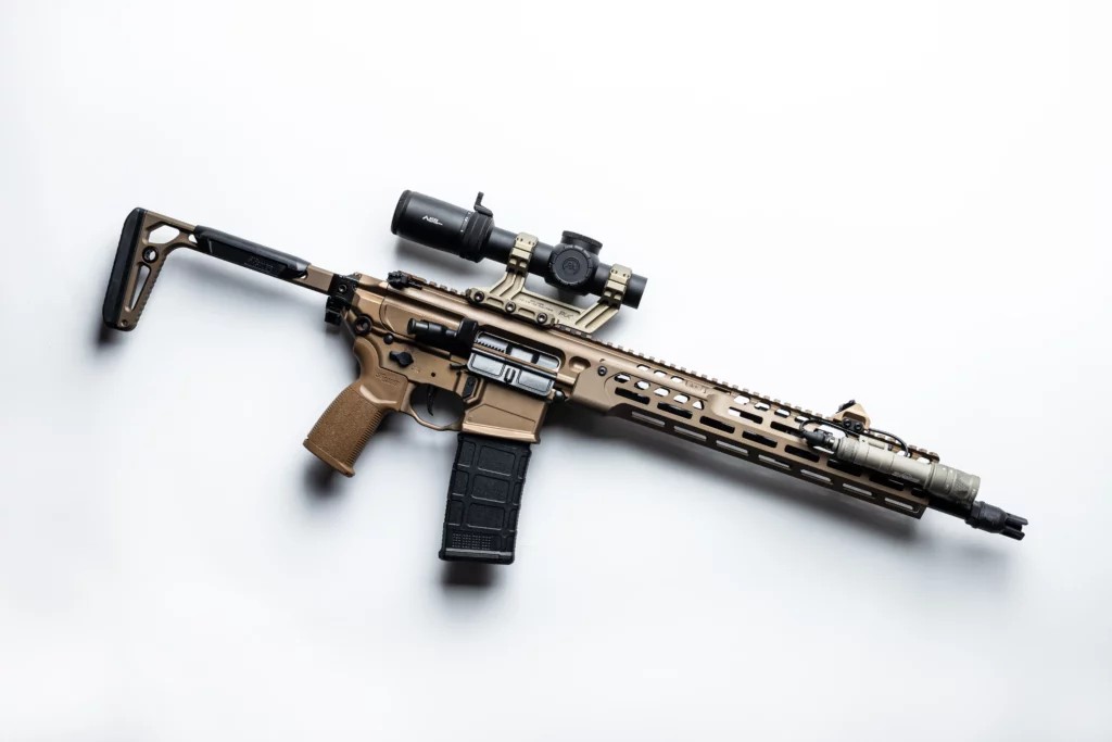 Sig Spear FDE with LPVO Scope
