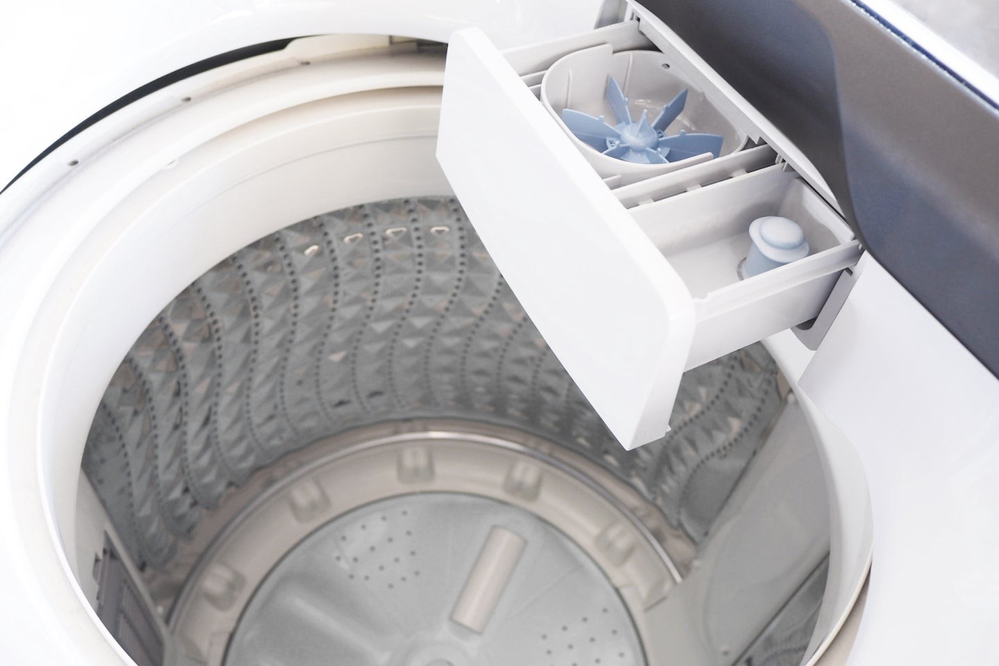 Adding clothes to a washing machine