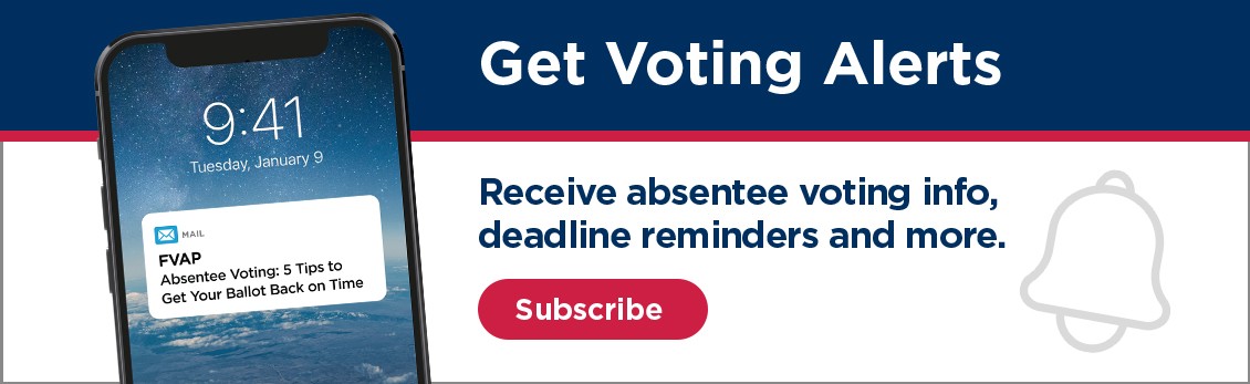 Completing the Federal Post Card Application (FPCA) form