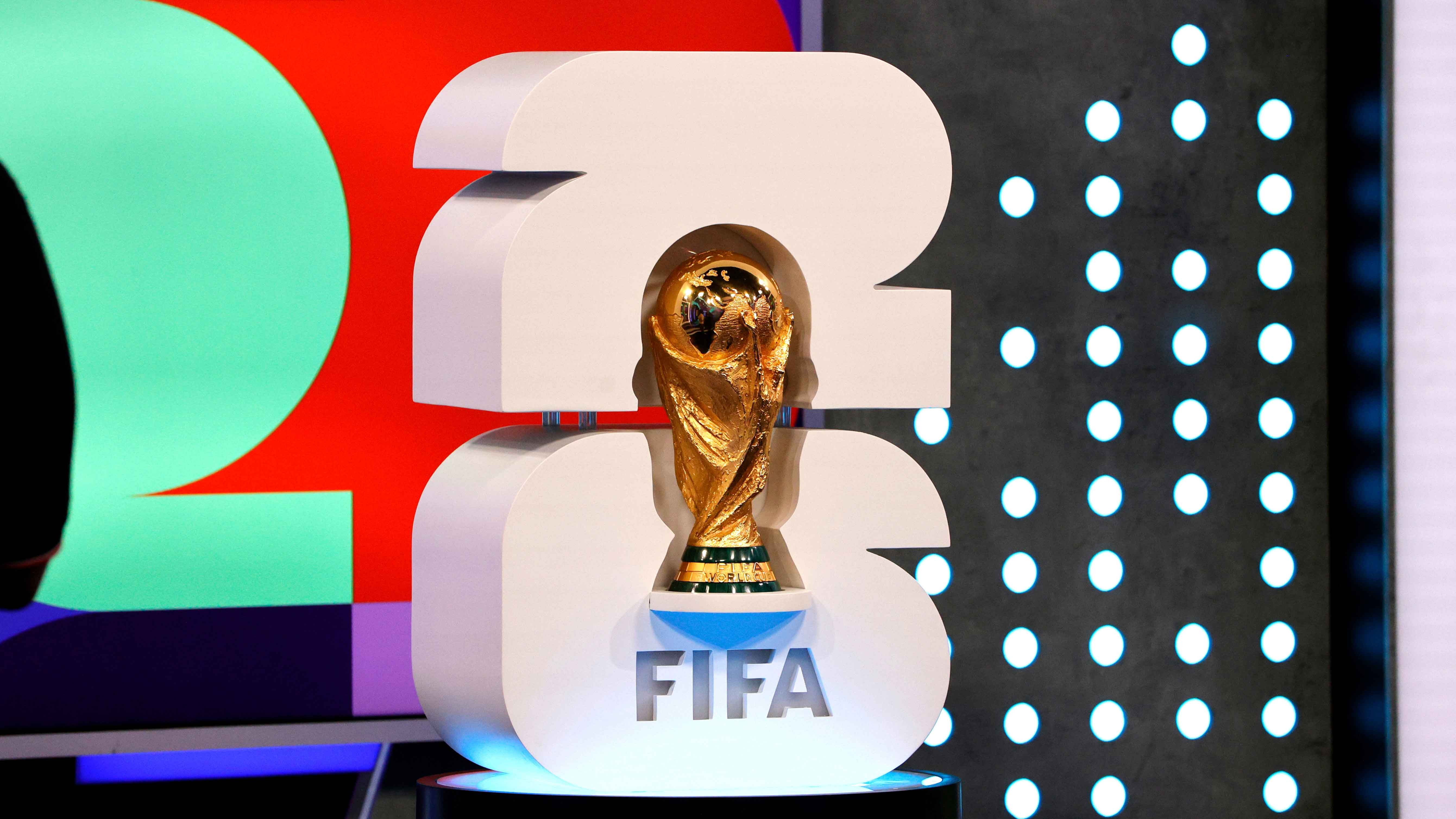 The FIFA World Cup trophy, symbolizing the pinnacle of soccer achievement and the excitement surrounding the tournament