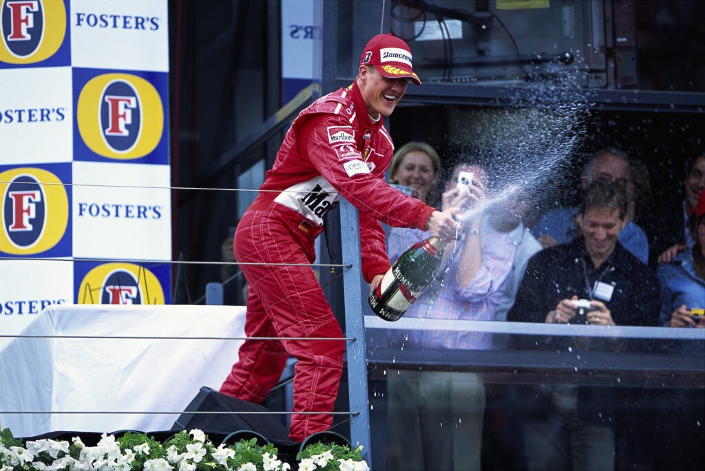 Michael Schumacher earned around billion in his career