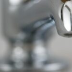 Faucet with running water