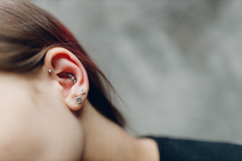 Forward Helix Piercing