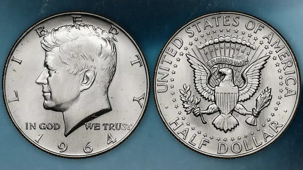 1964 Kennedy Half Dollar. Image: NGC / CoinWeek