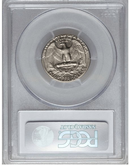 1967 Quarter Struck on Nickel Planchet Reverse