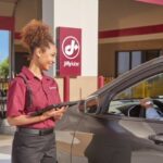 Oil Change Technician Working