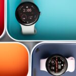 The 45mm and 41mm Pixel Watch 3 in colorful boxes