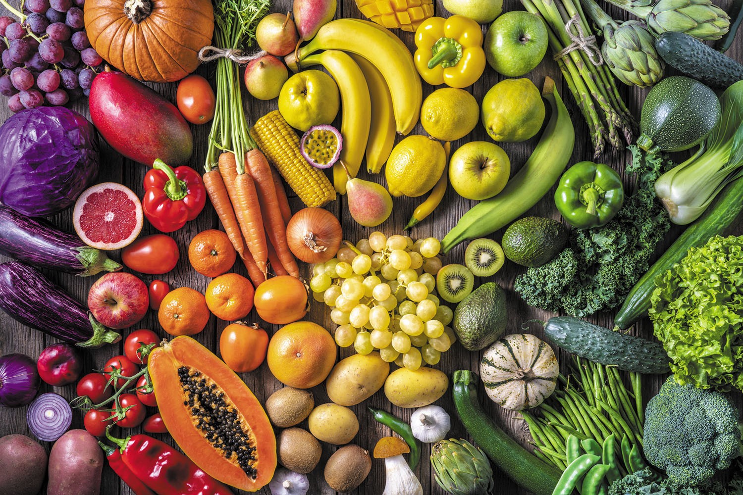 Serving sizes of various vegetables