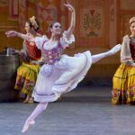Misty Copeland, principal dancer with American Ballet Theatre, is shown performing onstage at the Metropolitan Opera House in New York City.