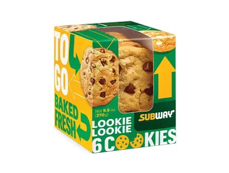6 Pack Cookie Box - Shareable Dessert
