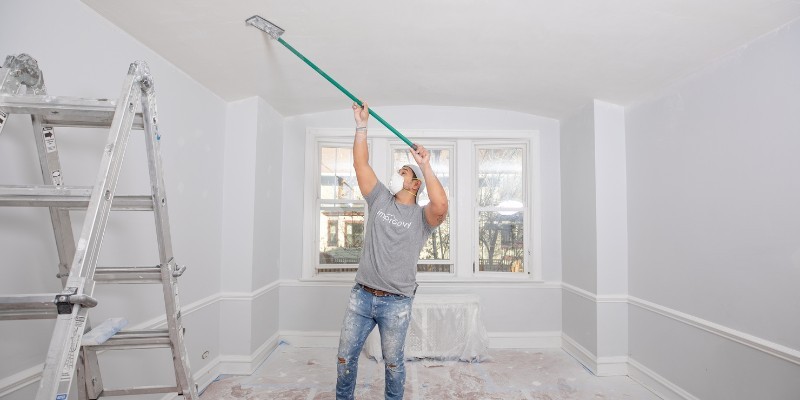 Interior Painter at Work