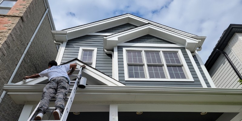 House painter working for a day labor