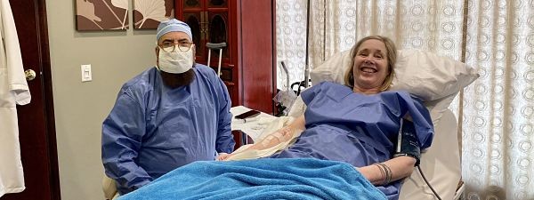 MS Patient at DVC Stem during treatment